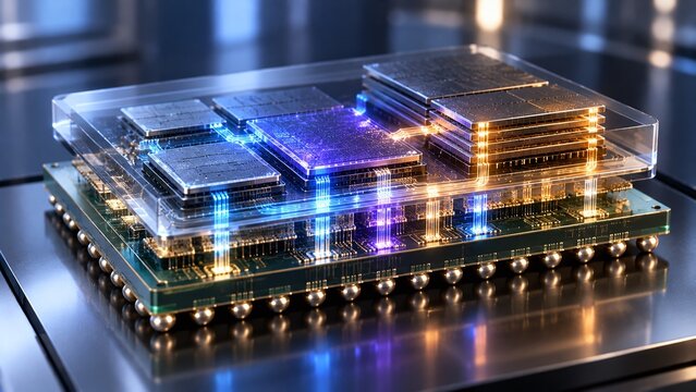 Advanced Packaging Technology with 3D Chip Integration and High-Bandwidth Interconnects