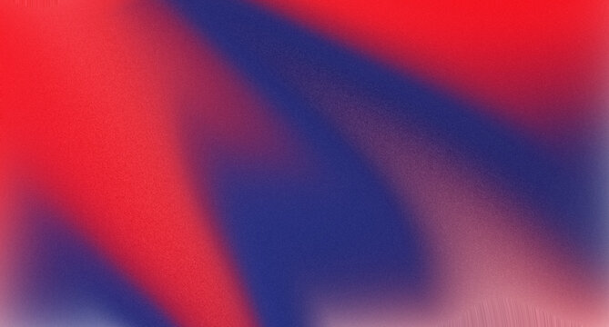 Abstract background with a grainy texture in vibrant red and deep blue color gradient