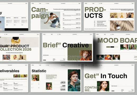 Creative Brief Campaign Presentation Template