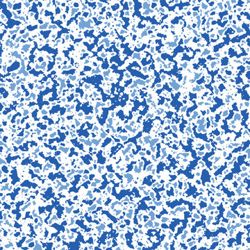 Abstract Blue and White Camouflage Pattern design