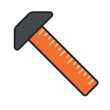 T-square ruler icon