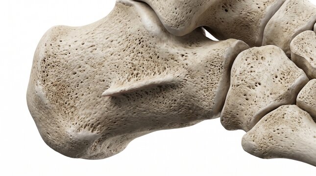 Calcaneus Bone Spur Osteophyte Close Up Anatomy Model