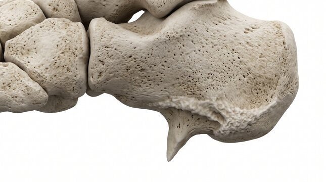 Calcaneus Bone Spur Osteophyte Close Up Anatomy Model