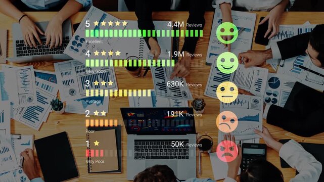 Visual Representation of Customer Feedback Ratings with Reviews Count in a Collaborative Business Meeting Setting. Entropy.