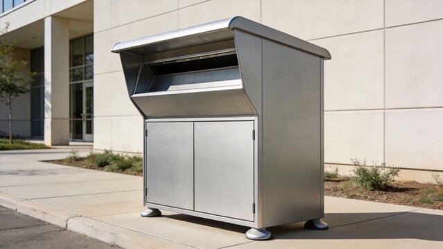Public Library Book Return Box
