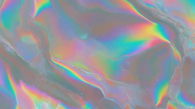 Colour shifting across an opal