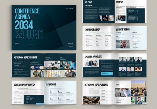 Conference Agenda Landscape Layout