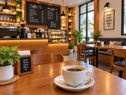 interior of cafe