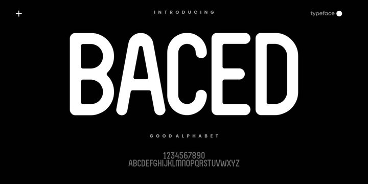 Bold Rounded Display Font for Modern Logo Branding and Creative Typography