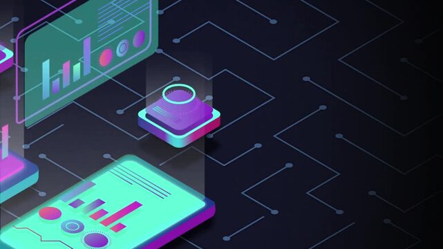 electronic circuit board with computer
