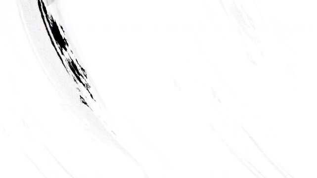 Animated Brush transition and curve diagonal and detail texture and unique , perfect to motion graphic and  title scan . alpha channel only 4k