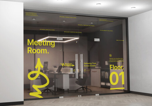 Glass Room Mockup