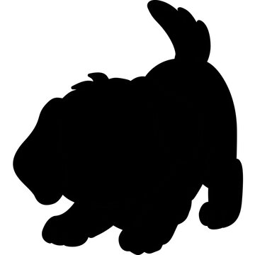 silhouette of a turtle
