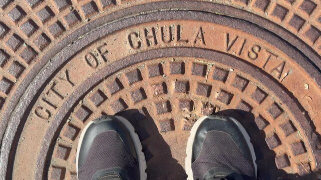 Chula Vista California Public Welcome sign