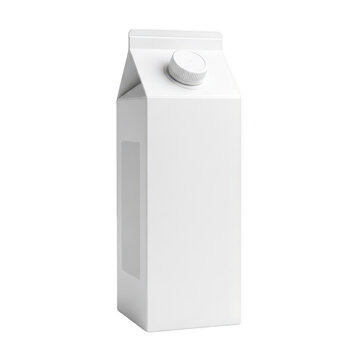 Empty carton container with screw cap