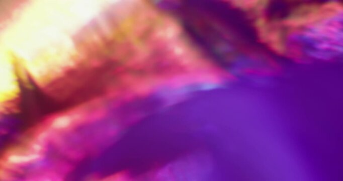 Light abstraction. Blur flare. Defocused blue purple pink multicolor radiant optical neon illuminated texture on visual dark black art background.