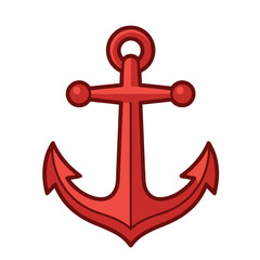 Red anchor icon © panalay