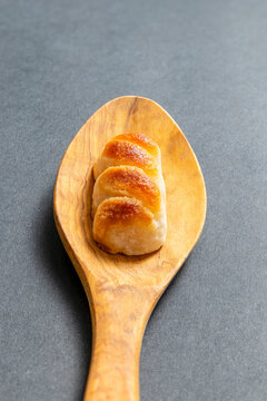 Marzipan from Toledo, sweet dessert made of almond, sugar and egg.