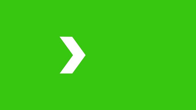 Right-directional arrow loop animation. Animated arrows for the overlay the video layer. 4k video animation.