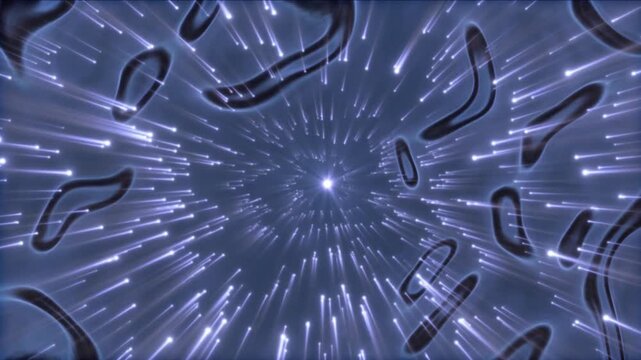 液体金属の深宇宙空間で光子パルスと光輪が反射拡散する科学背景