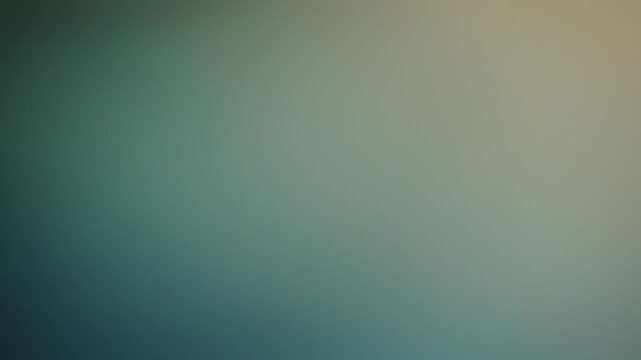 Abstract Blurred Gradient Background in Teal and Beige