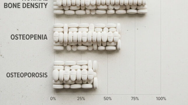 Bone density osteopenia osteoporosis medical chart bone research