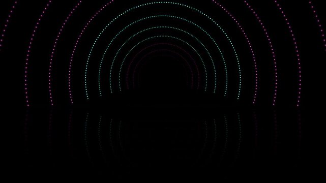 Abstract Chroma Tunnel Neon Loop Seamless Loop 