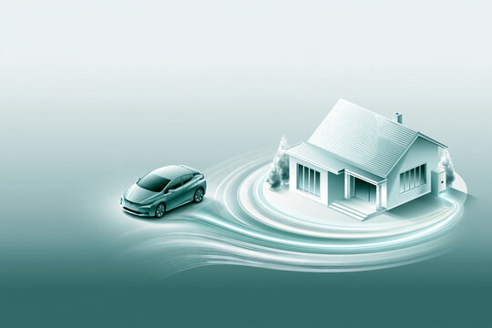 Bidirectional charging electric concept with vehicle and house
