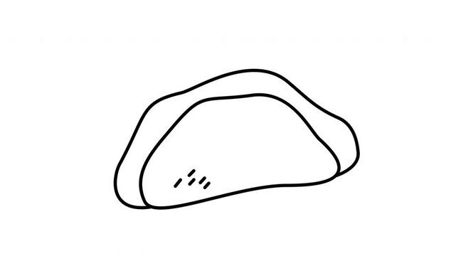 illustration of empanadas