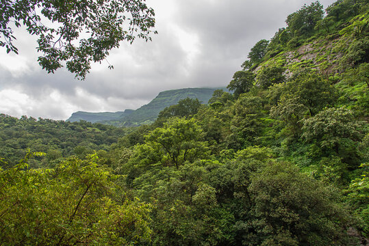 Stunning landscape at Bhandardara, Maharashtra, India.