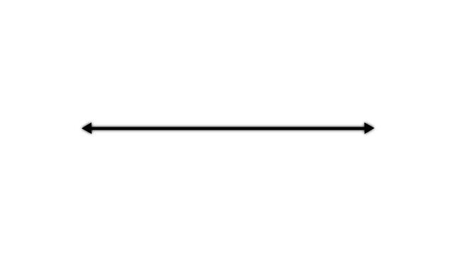 Minimalist black double-headed arrow icon on white background, directional symbol for ui and navigation