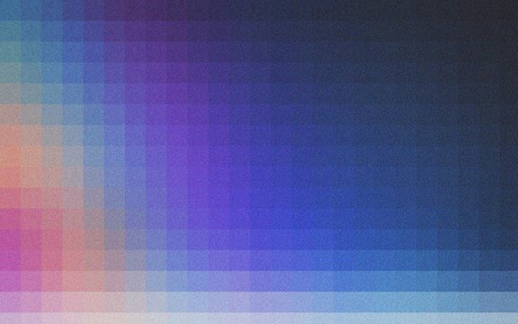 Vibrant digital gradient mosaic featuring purple blue and pink squares for modern web and tech layouts