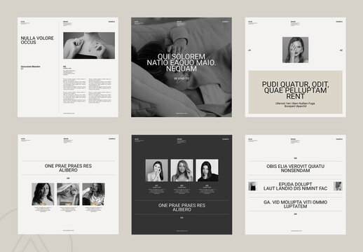 Social Mood Board Template
