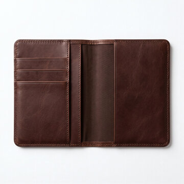 Leather Wallet Passport Case Mockup