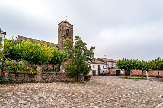 Binies is a beautiful village Aragonese Pyrenees that is at the entrance of the Valley of Anso in Spain