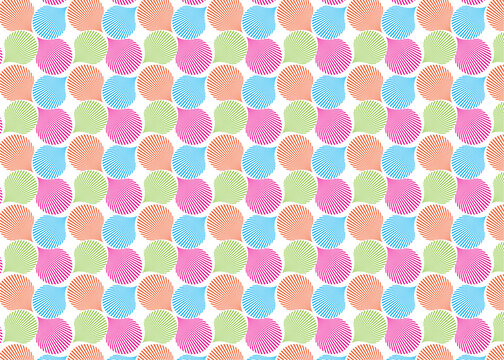 Repeating floral ornament pattern on a white background
