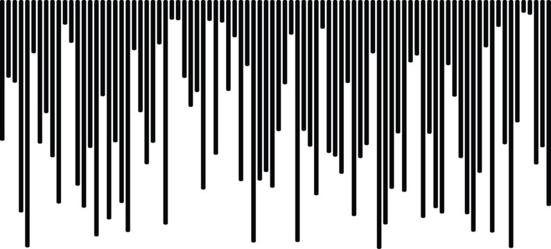 Abstract monochrome pattern of vertical black and gray lines