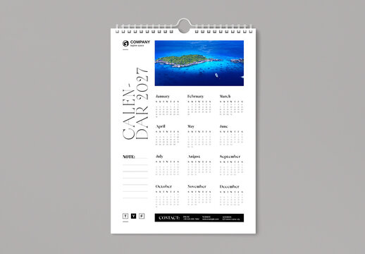 Calendar 2027 Layout Template