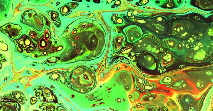Artistic Colorful Chaos Merging Indigo Dot Backgrounds