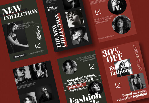 Modern Fashion Social Media Story Template