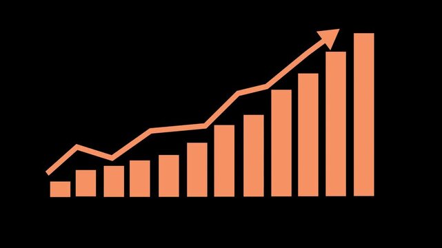 Financial Report Presentation Animation with Business Growth Visualization