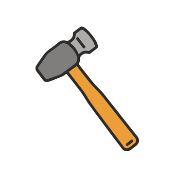 Ball-peen hammer illustration