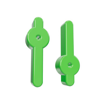setting adjust icon 3D rendering