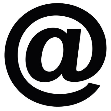 A bold black symbol in a minim 