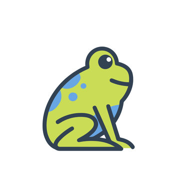 Stylized frog illustration