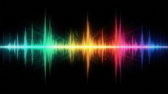 Electromagnetic wave field and wireless signal spectrum design in triadic color scheme.