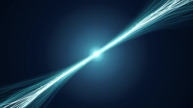 Glowing Light Beam Abstract Particle Streak Animation Effect for Modern Digital Background Visuals