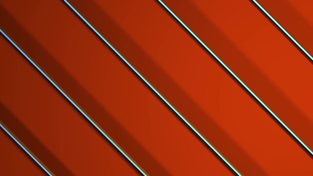 Abstract background featuring orange diagonal stripes with blue lines pattern texture modern minimalist geometric