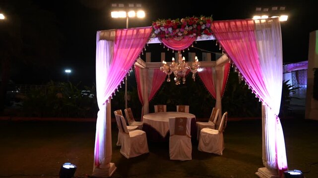 Traditional Indian Wedding Mandapam Decoration | Elegant Floral Wedding Decor