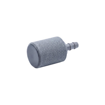 Small gray air stone for hydroponic and aquarium aeration